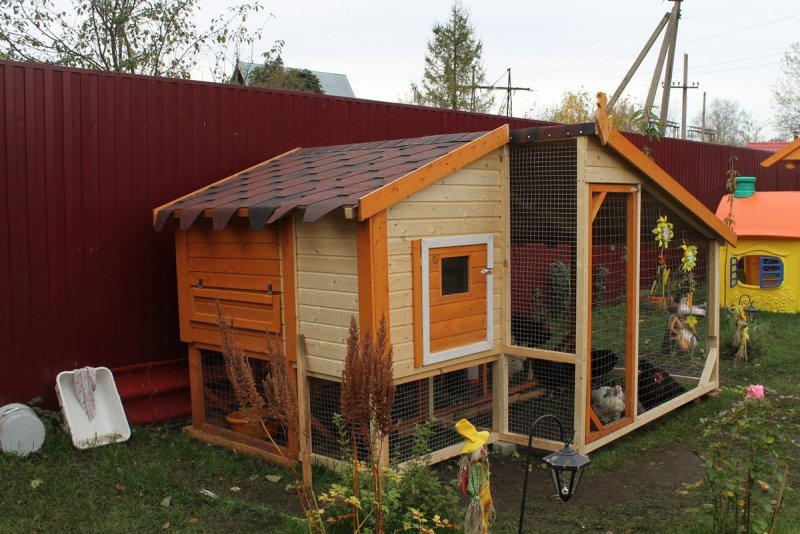 Зимний курятник на даче