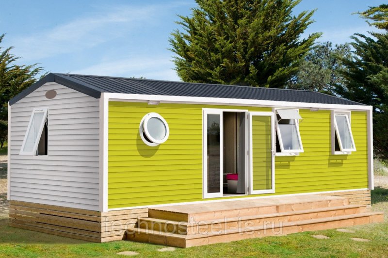 Tiny House с односкатной крышей