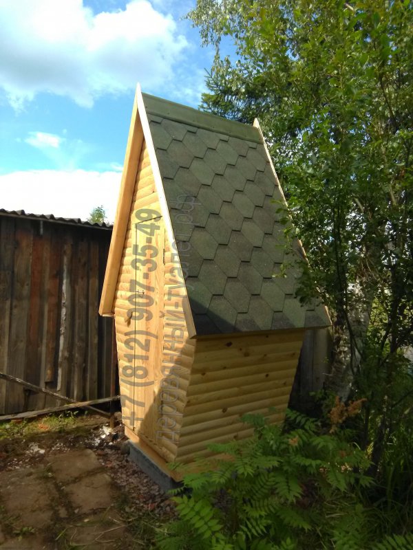 Уличный туалет скворечник чертеж