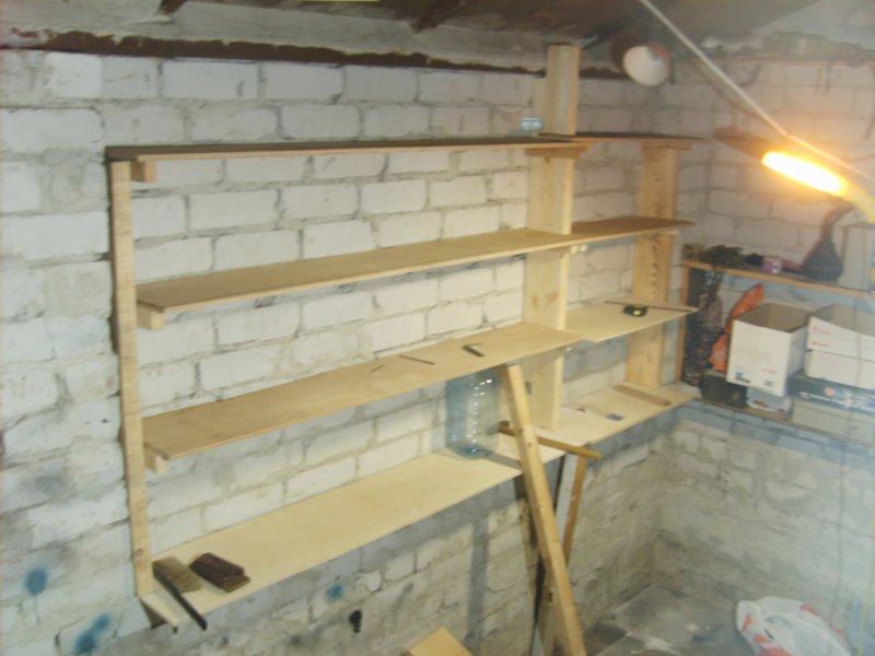Стеллаж складской п100х40 5п 2067