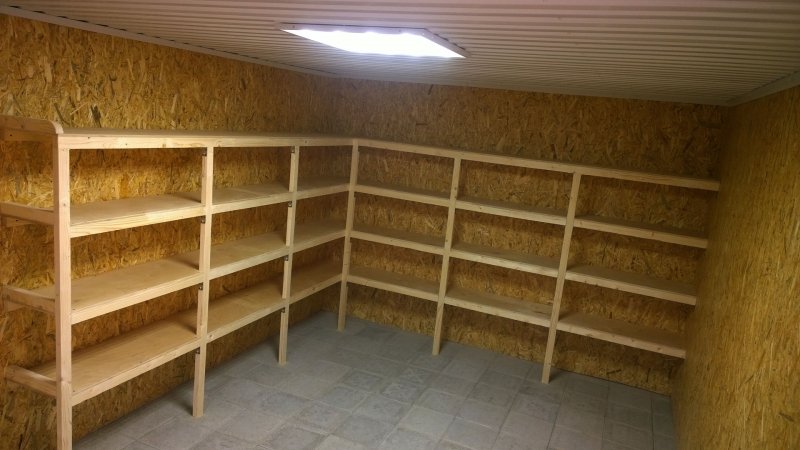 Полки из ДСП В гараж