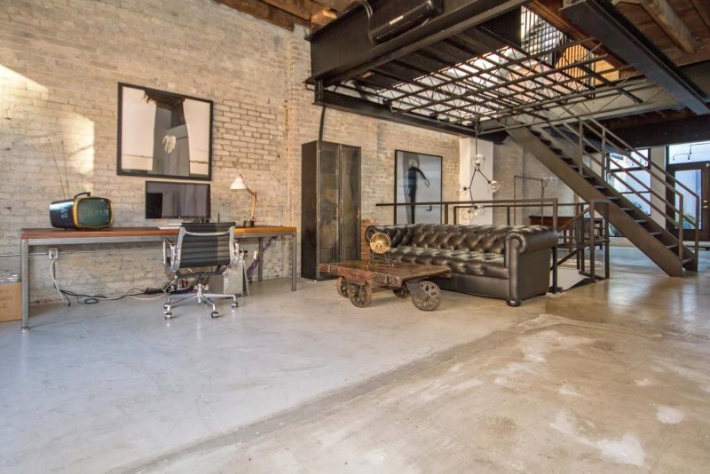 Отделка гаража Loft