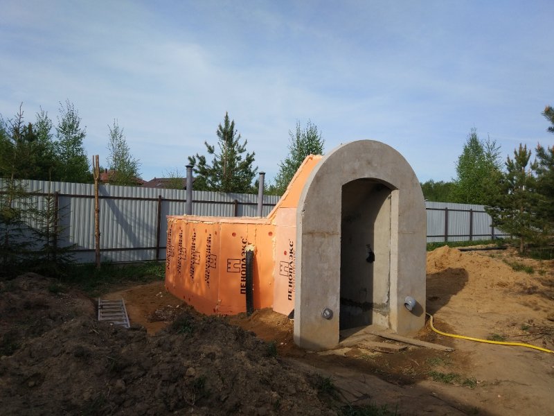 Погреб железобетонные кольца