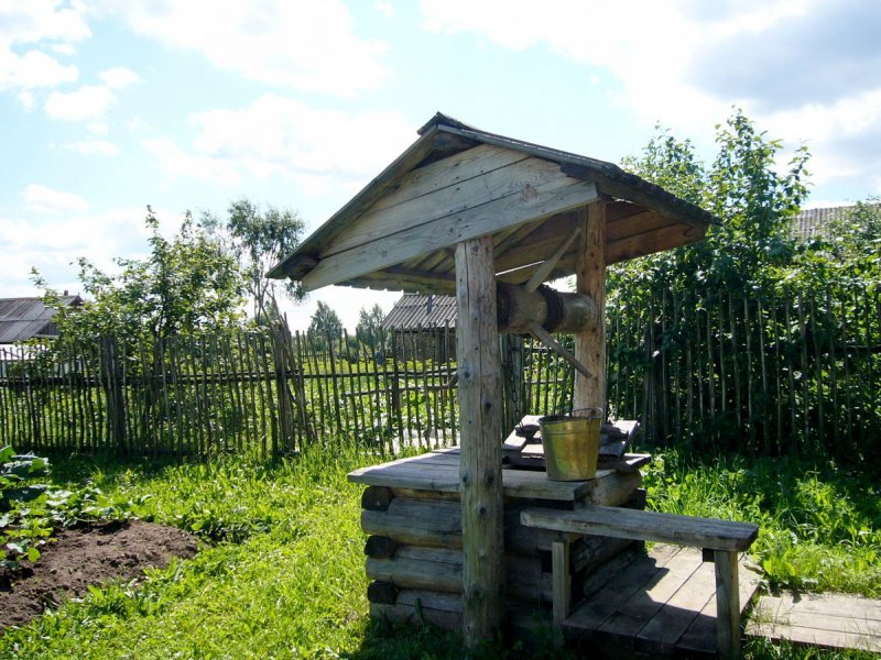 Колодец в селе