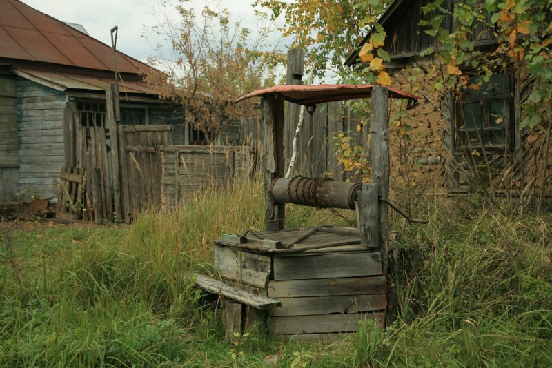 Деревенский колодец