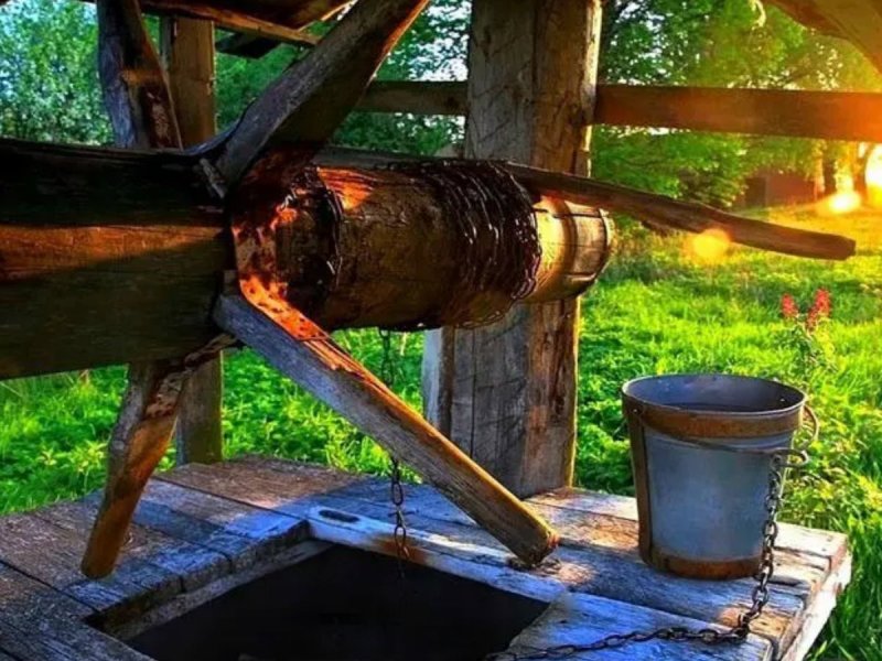 Колодец колодец дай