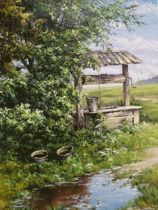 Колодец в старину
