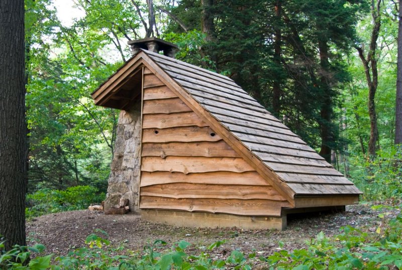 Сарай из горбыля