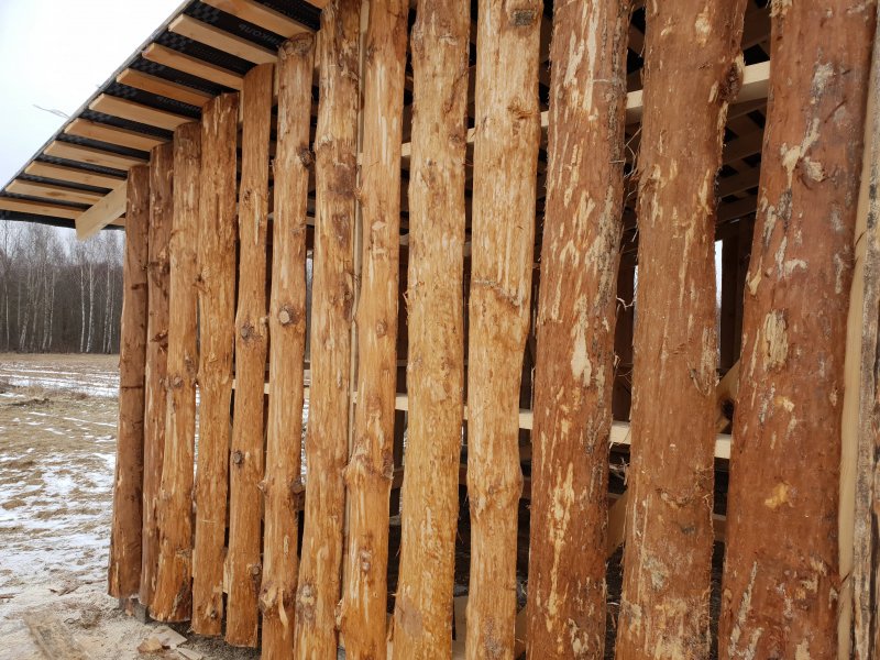 Сарай из обрезной доски