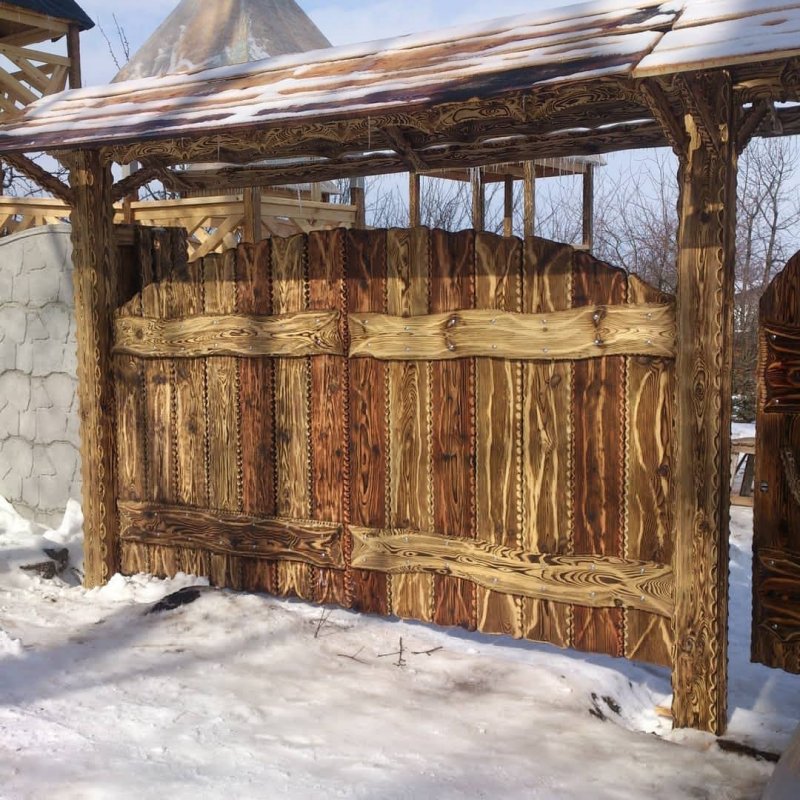 Сарай из досок