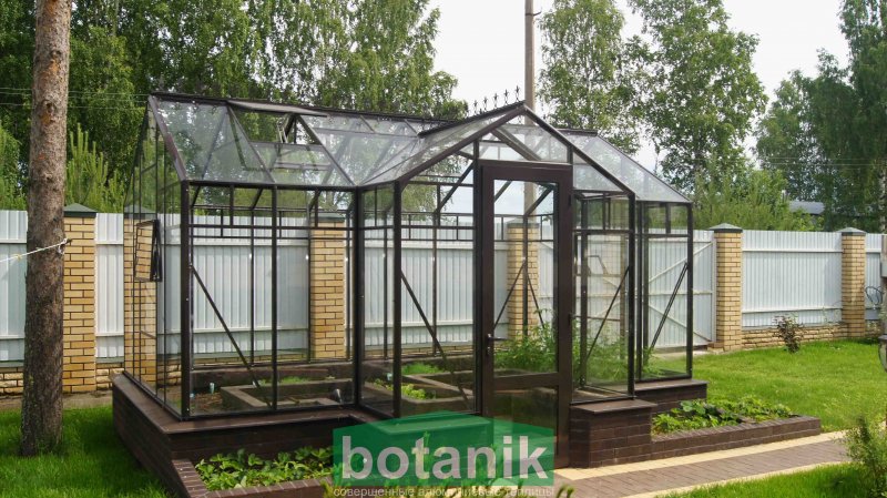 Алюминиевая теплица botanik t 24 м2