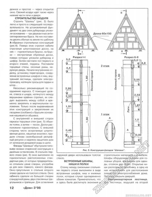 Туалет шалаш чертежи с размерами