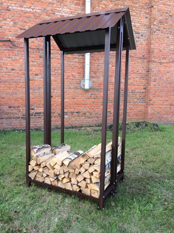 Дровница уличная