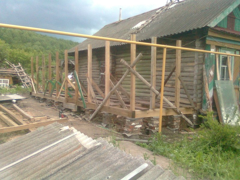 Деревянные беседки из горбыля