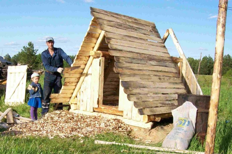 Баня в стиле Леший
