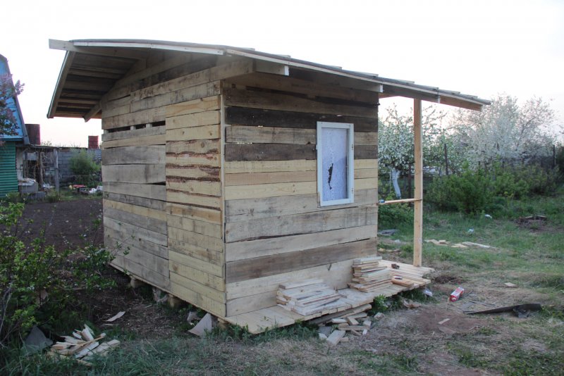 Птичники из горбыля