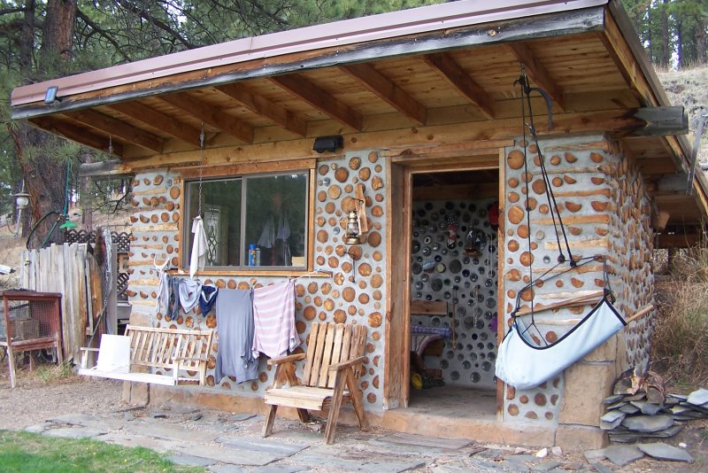Сарай из соломы