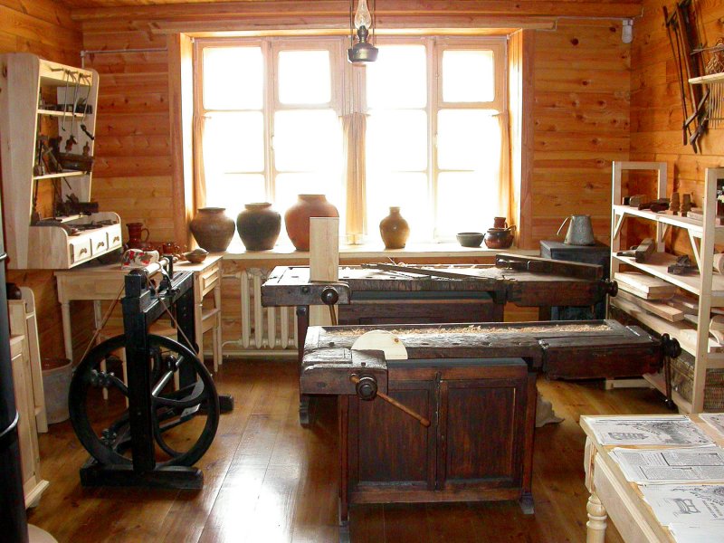 Старинные столярные мастерские