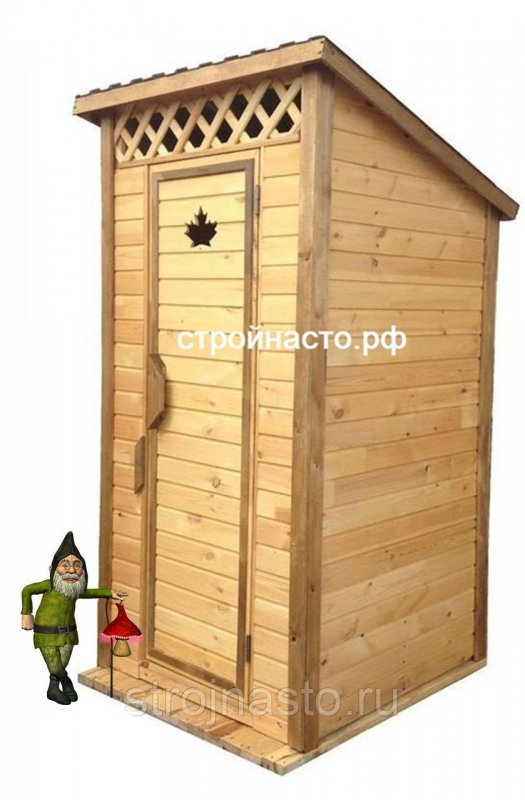 Беседка для дачи с туалетом