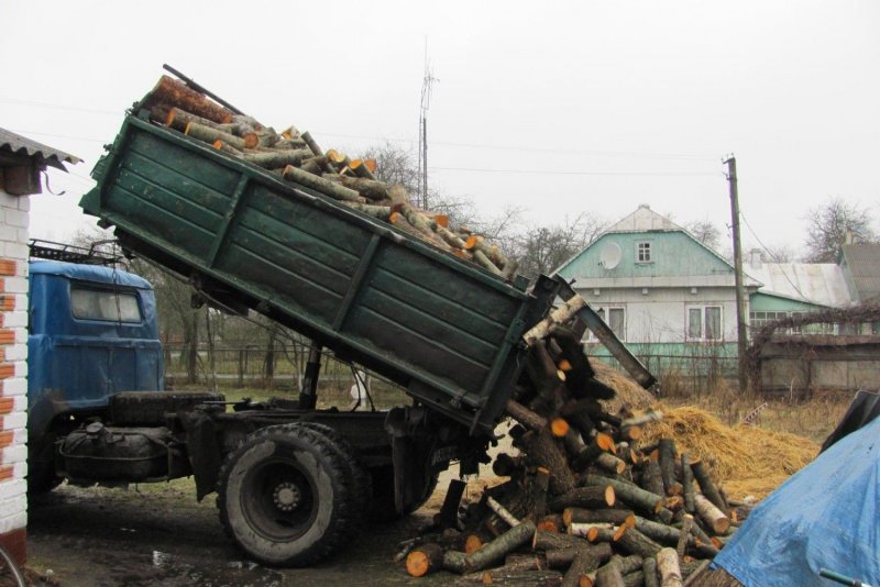 Дрова дубовые КАМАЗ