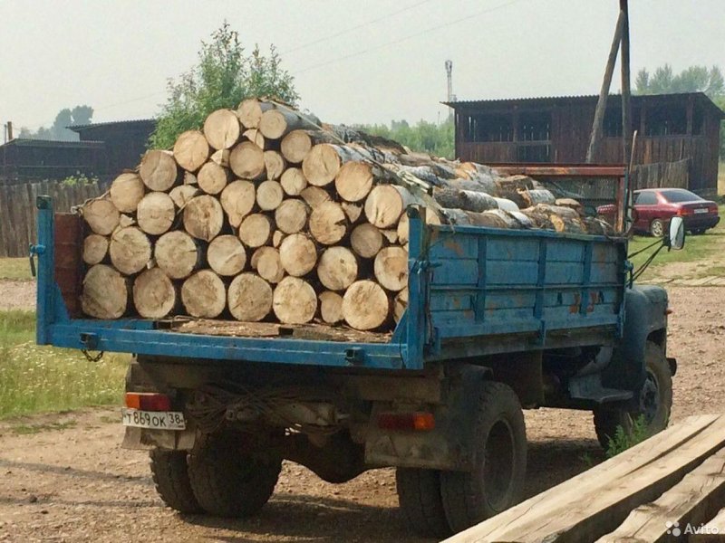 ГАЗ 53 4 Куба дров