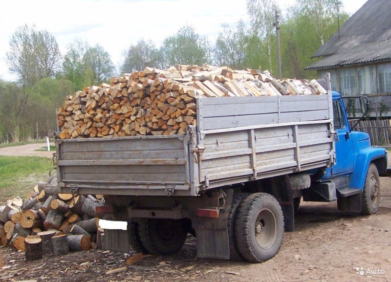 Дрова березовые машина ЗИЛ