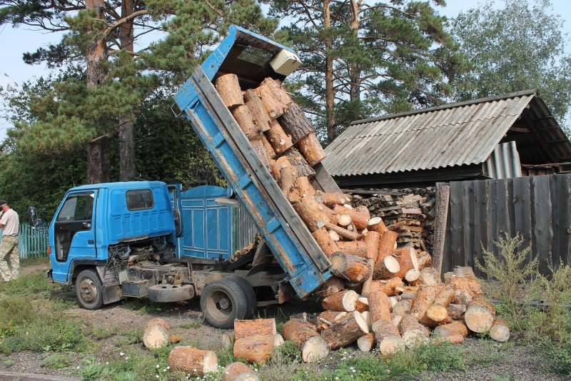 Дрова чурками
