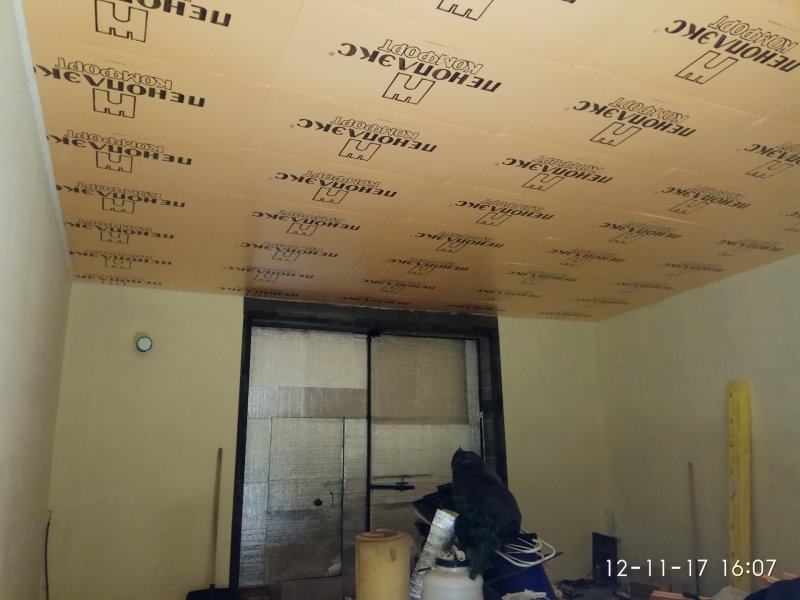 Потолок гаража в частном доме