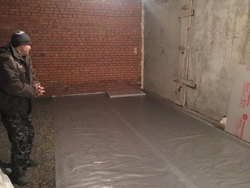 Водоотвод с пола гаража