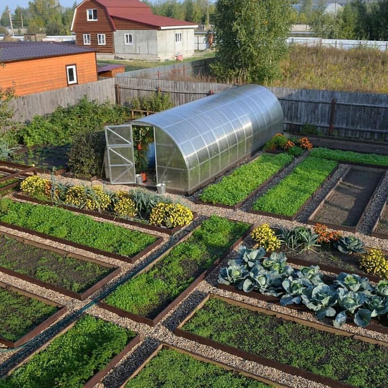 Комплект грядок оцинкованный для теплицы (3x6м) 1*5,85м, высота 20см (2шт)