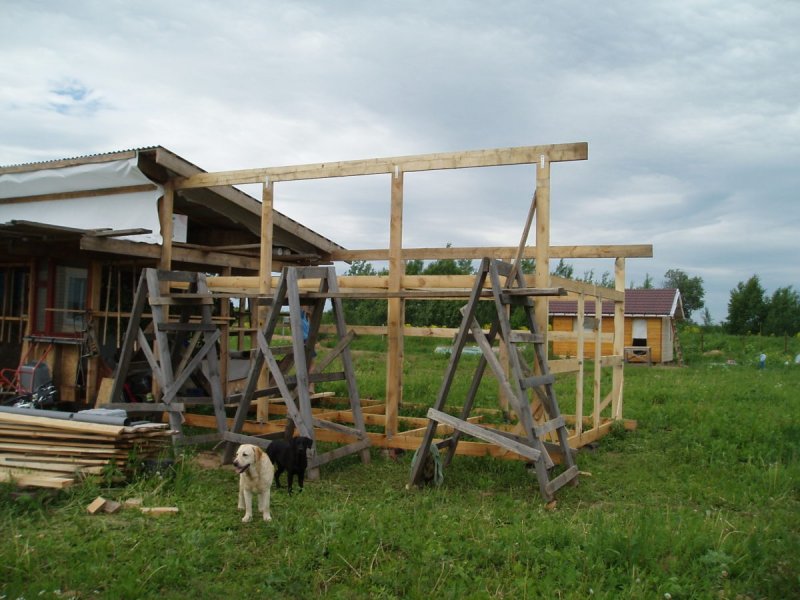 Каркас из доски 150х50