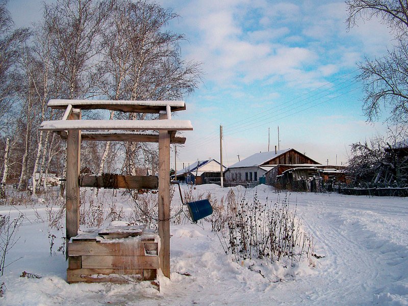 Красивые Деревенские колодцы