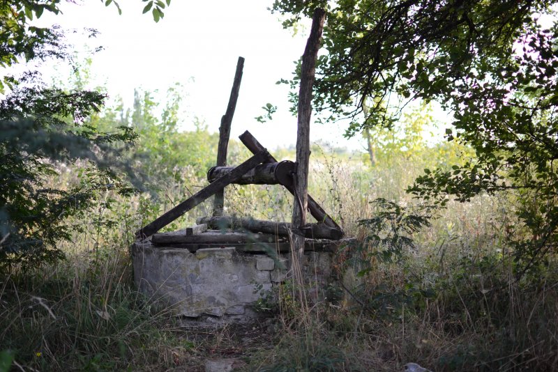 Зимние Деревенские колодцы