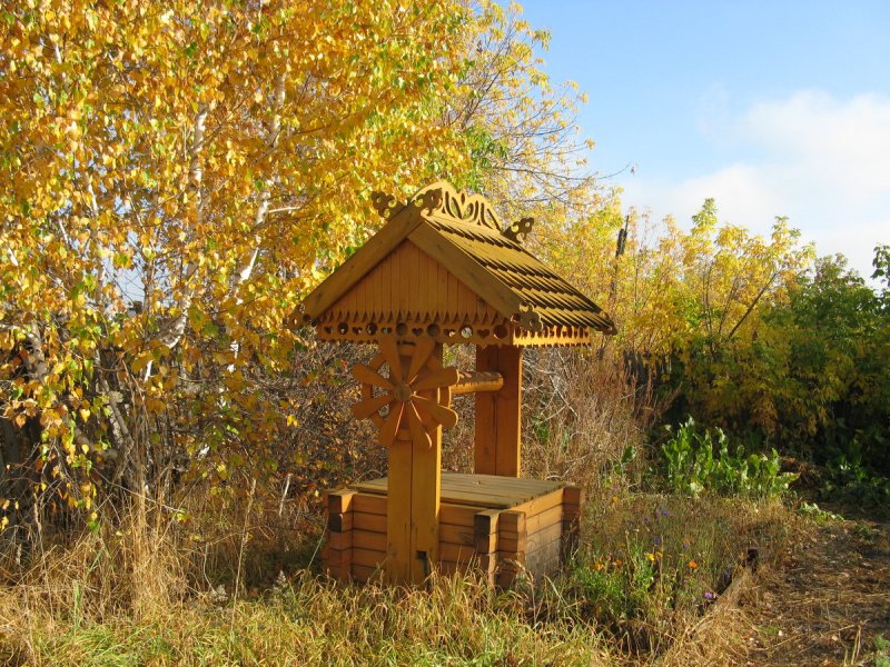 Колодец в лесу