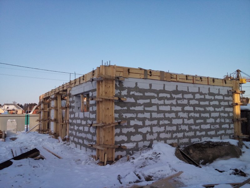 Проекты гаражей из пеноблоков