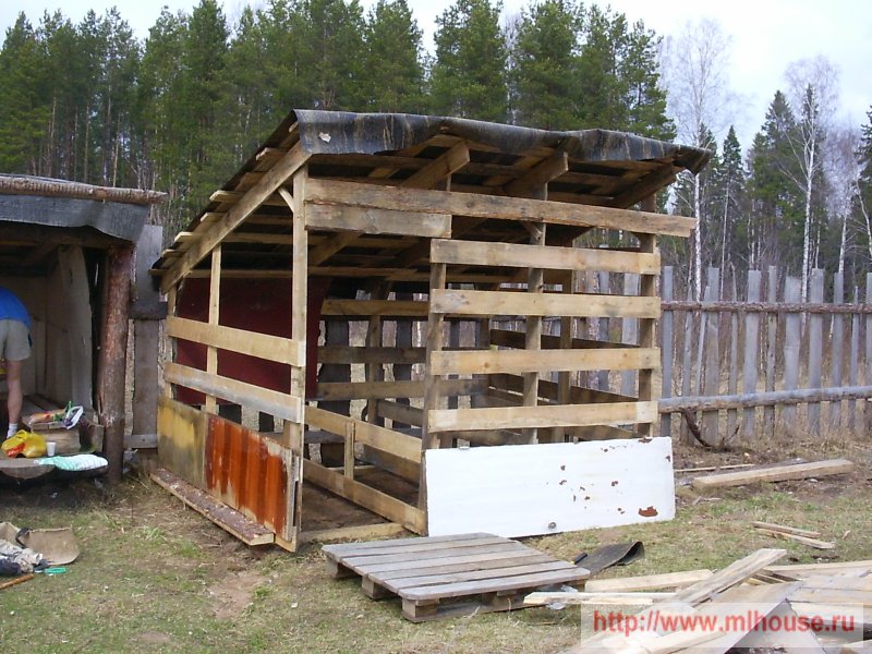 Каркасный сарай 3 на 3