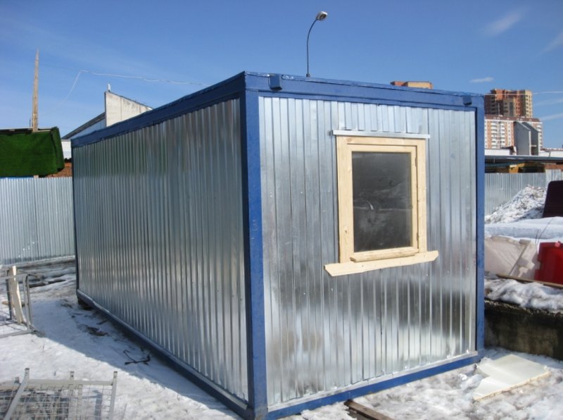 Блок-контейнер, металлический, 6000х2450х2600мм,
