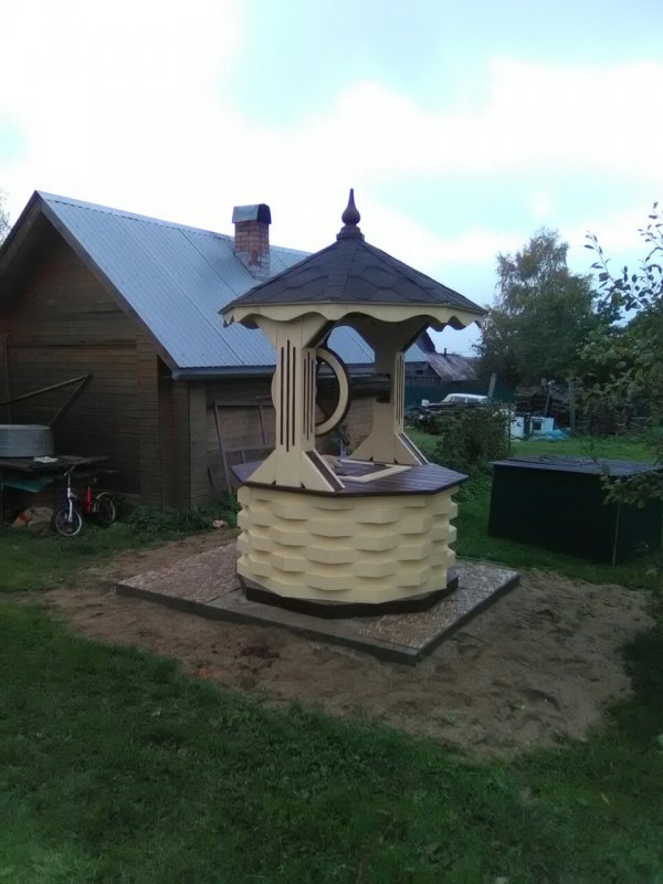 Домик для колодца