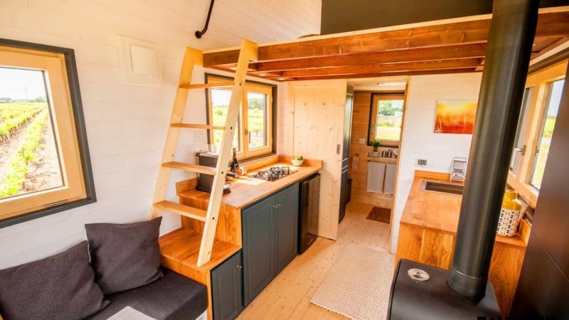 Tiny House с печкой
