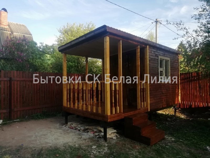 Бытовки белая Лилия на НКТ