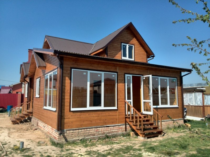 Дом 6х6 с верандой