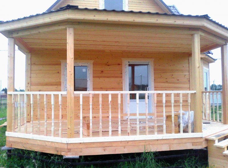Дачные дома с пристройками