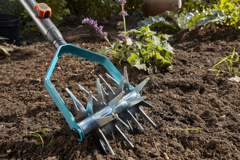 Культиватор ротационный ручной Gardena