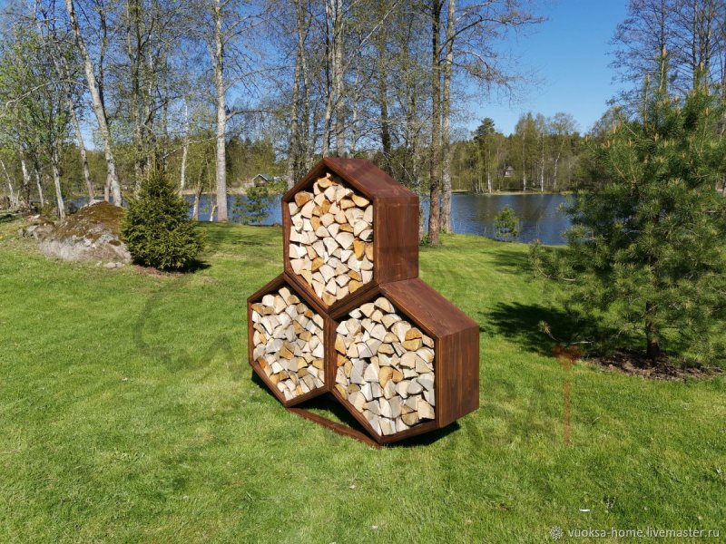 Уличная дровница Vuoksa-Wood 1 сота