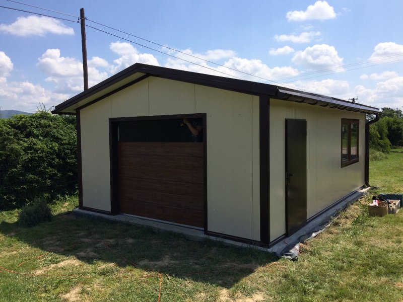 Сарай из сэндвич панелей