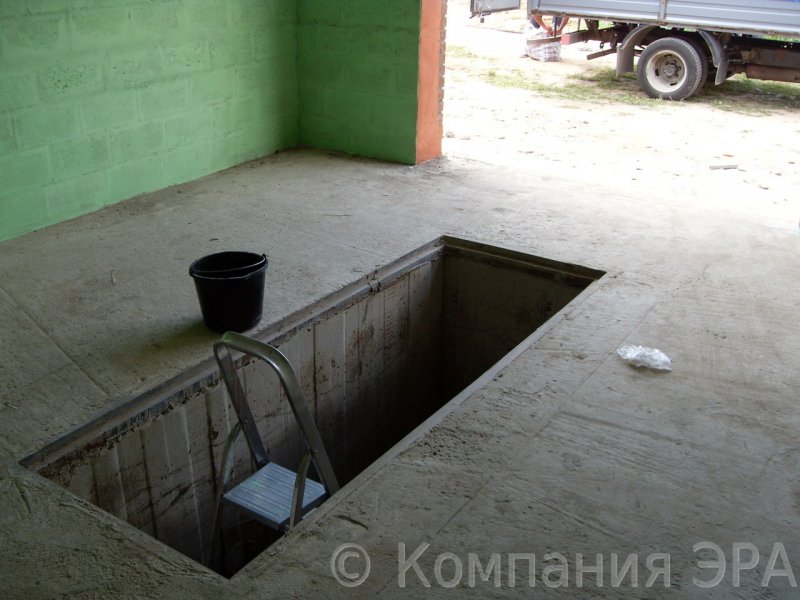 Яма для автомобиля в гараж
