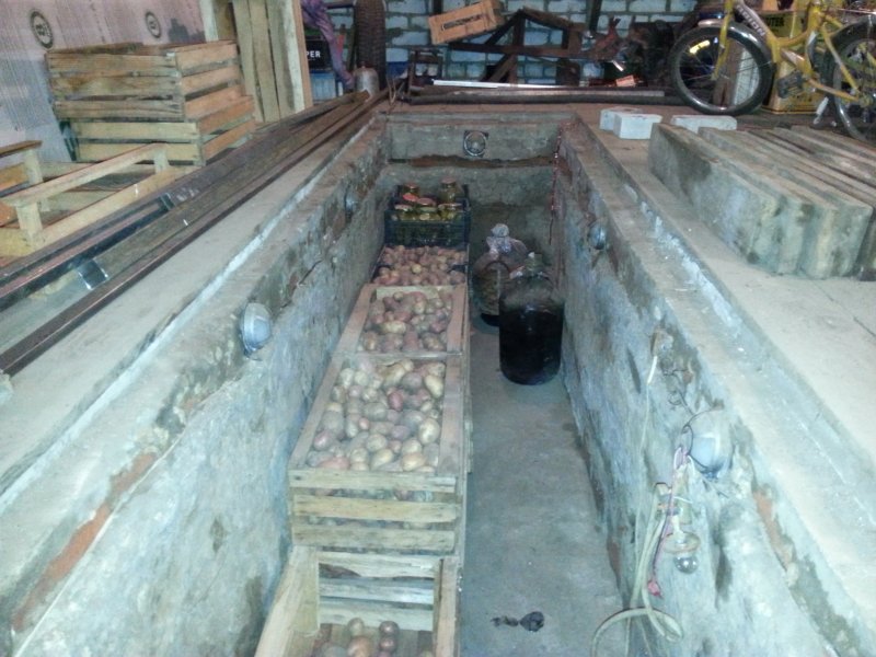 Смотровая яма в мастерской