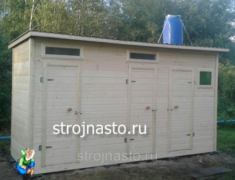 Хозблок с душем и туалетом