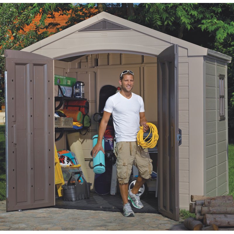 Сарай пластиковый для дачи Factor 8x6 Keter