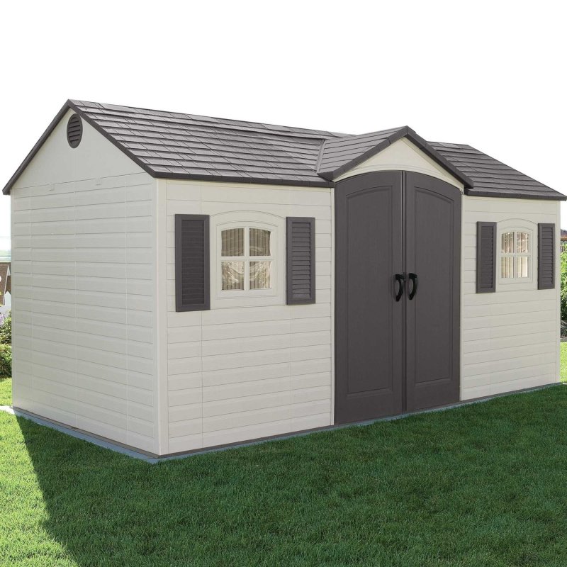 Пластиковый сарай Lifetime 15x8 DD
